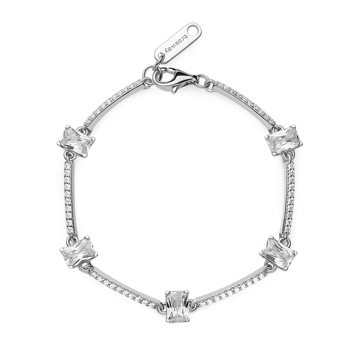 PULSERA BROSWAY FANCY PLATEADO FIW06 - 1