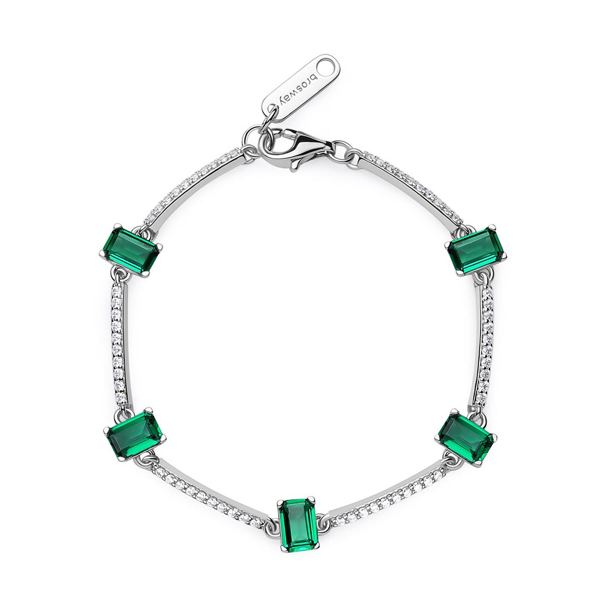 PULSERA BROSWAY FANCY PLATEADO FLG04 - 1
