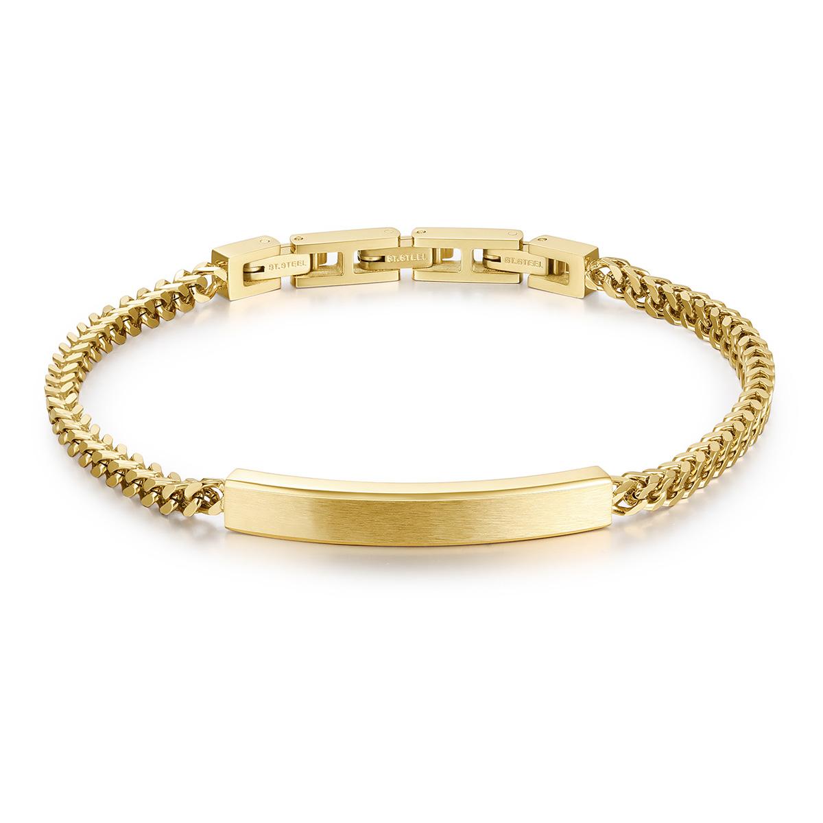 PULSERA BROSWAY PLATEADA HOMBRE BIK12 - 1