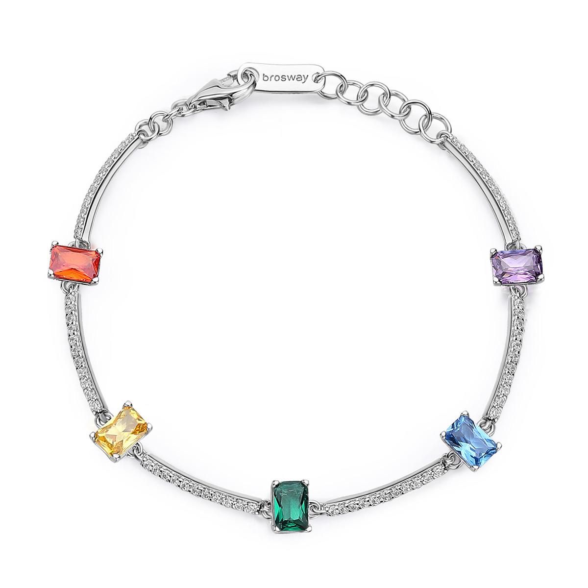 PULSERA BROSWAY FANCY PLATEADO FJR05 - 1