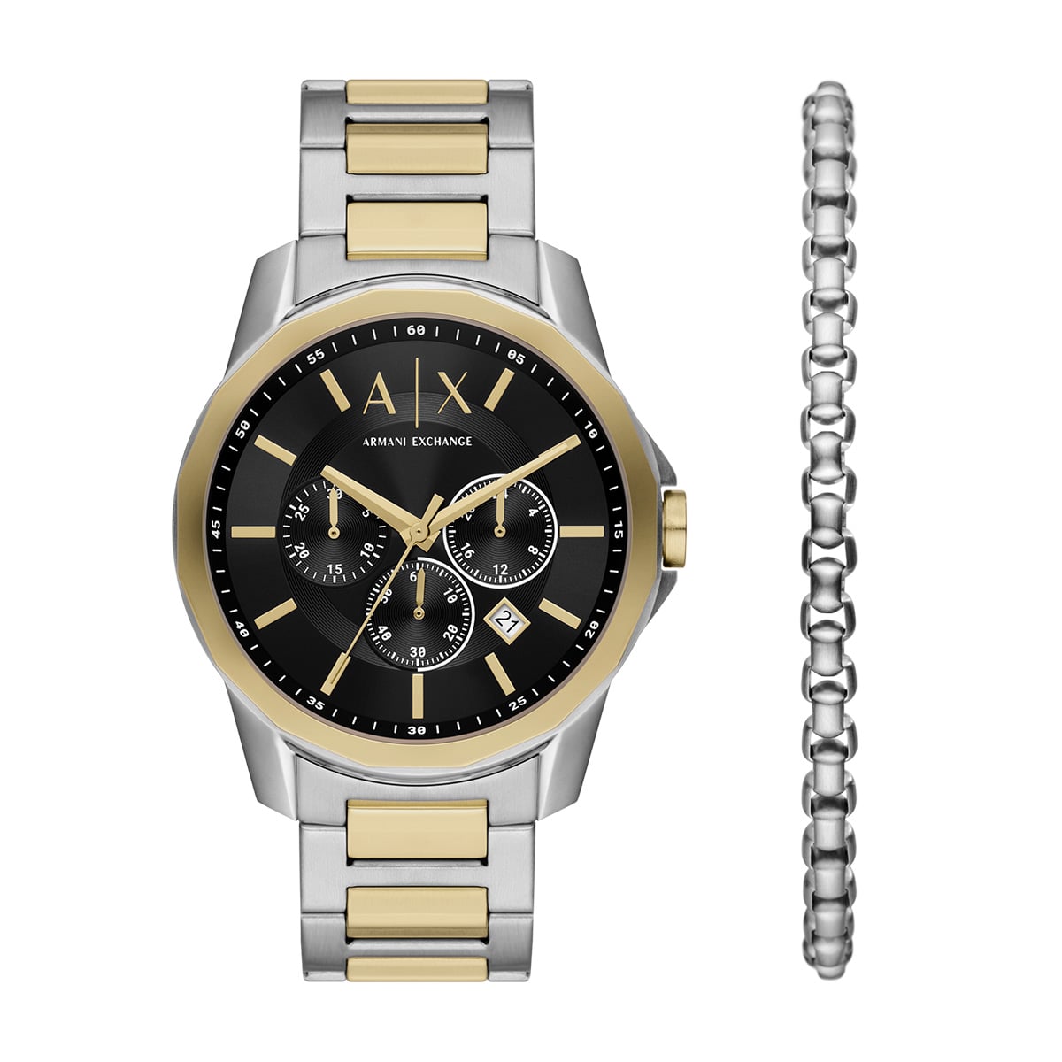 RELOJ ARMANI EXCHANGE AX7148SET PLATEADO - 1