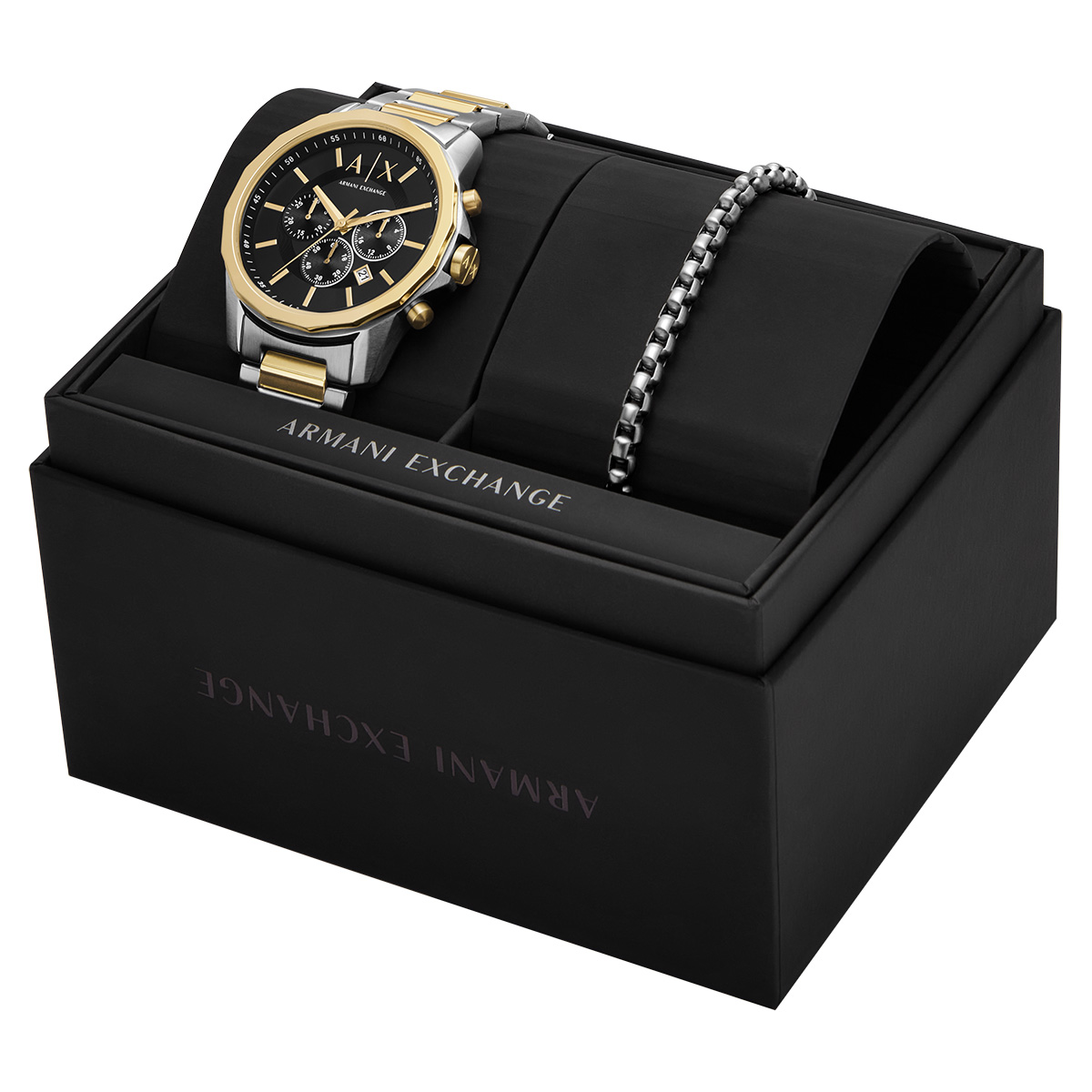 RELOJ ARMANI EXCHANGE AX7148SET PLATEADO - 2