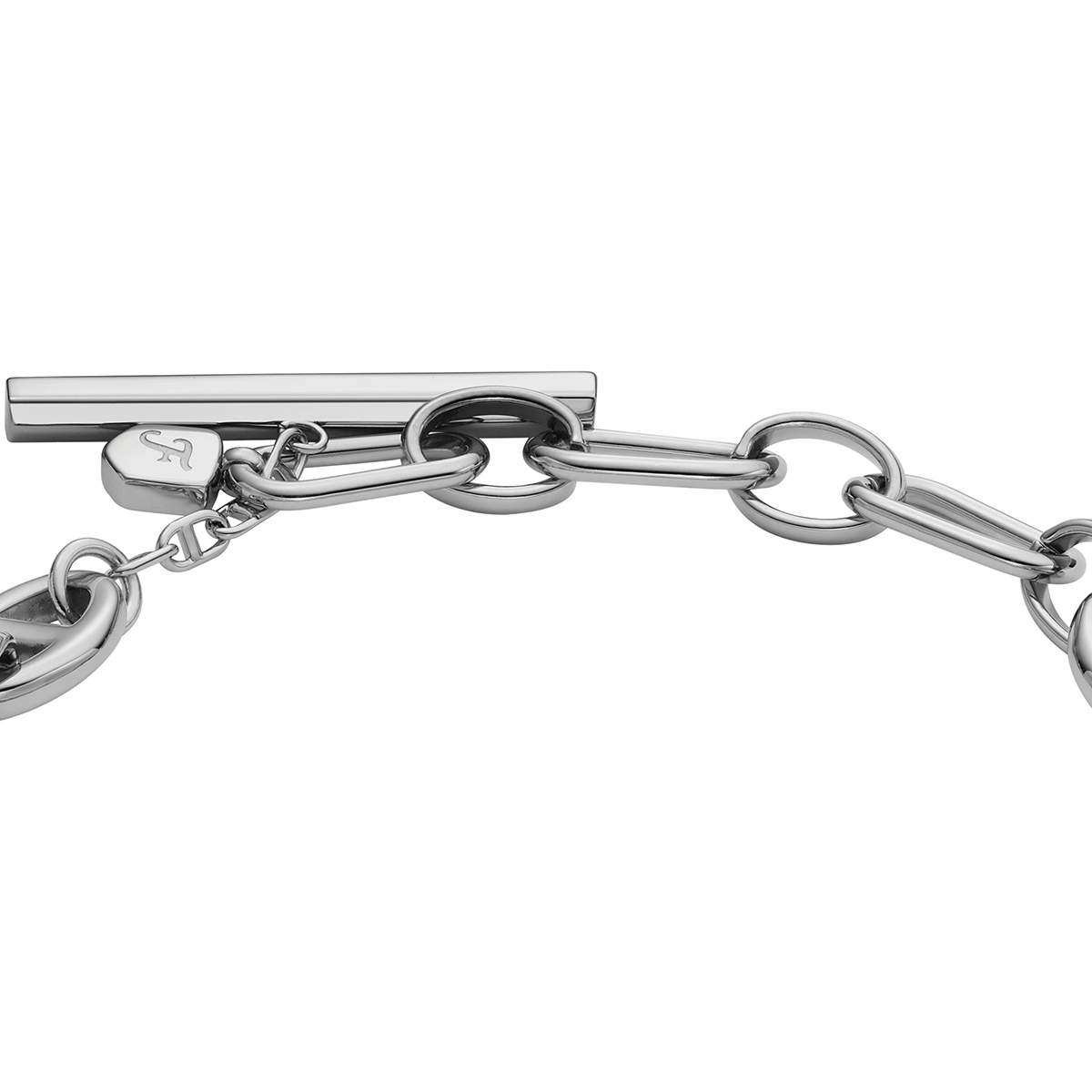 PULSERA FOSSIL  JA7244040 PLATEADO MUJER - 4