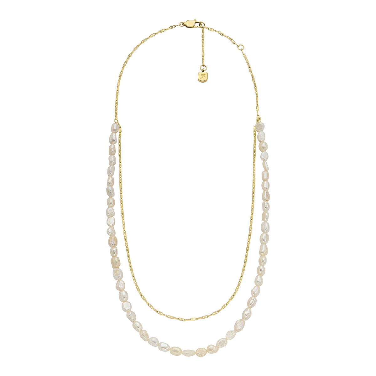 COLLAR FOSSIL JF04728710 DORADO MUJER - 1