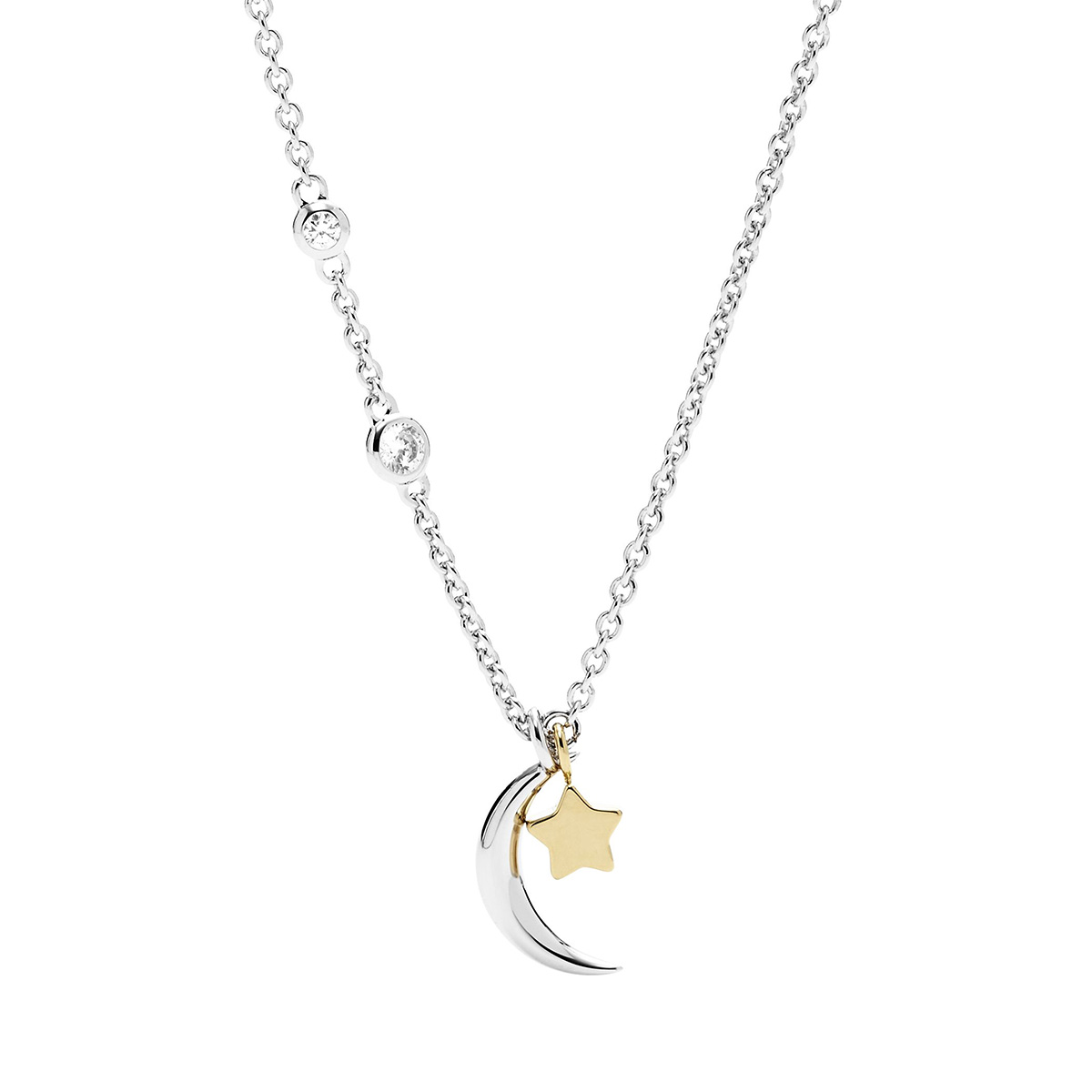 COLLAR FOSSIL JFS00432998 PLATEADO MUJER - 2