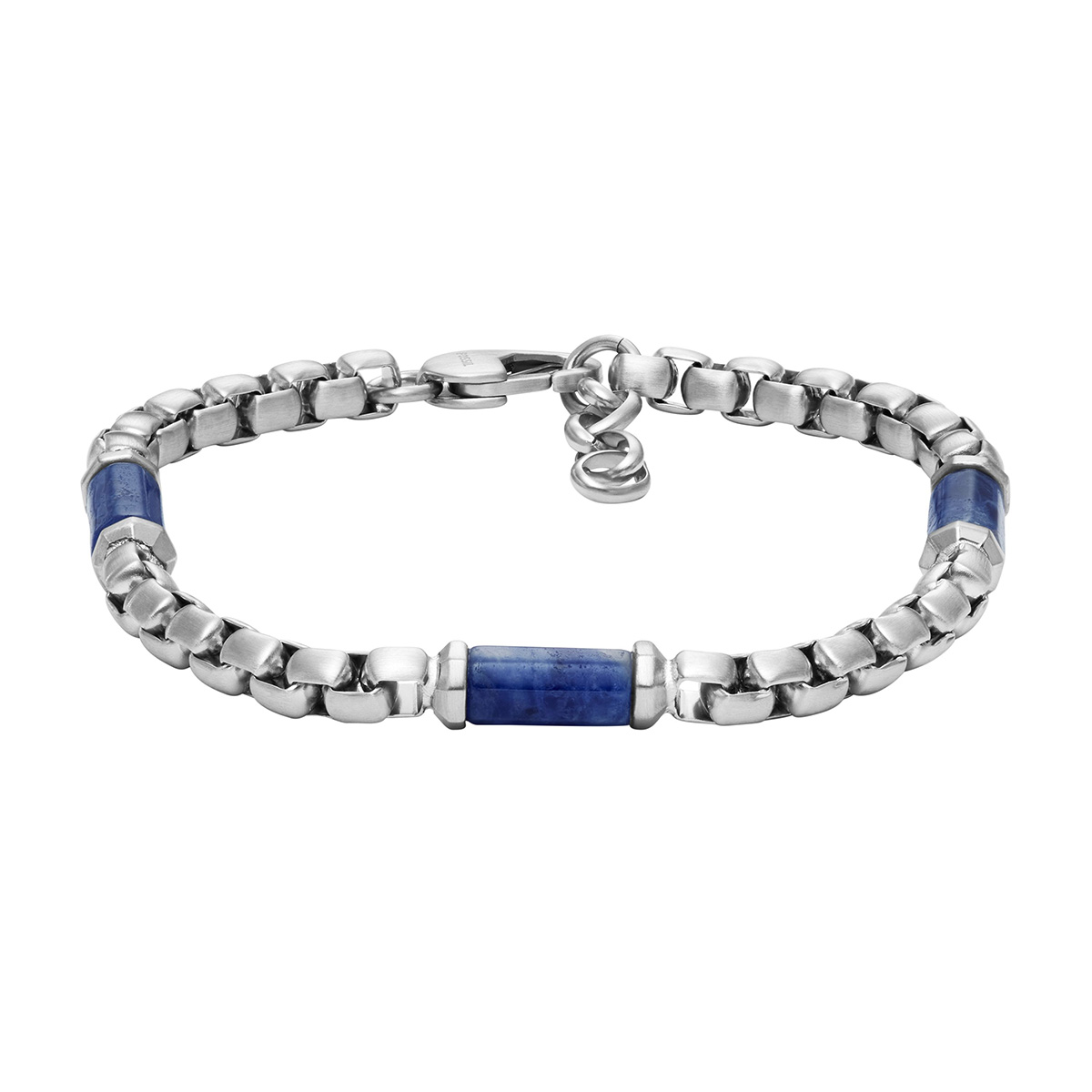 PULSERA FOSSIL JF04725040 PLATEADO HOMBRE - 1