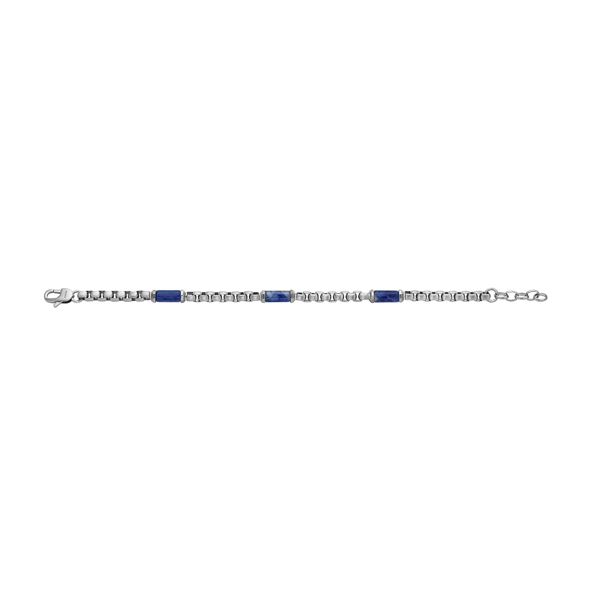 PULSERA FOSSIL JF04725040 PLATEADO HOMBRE - 2