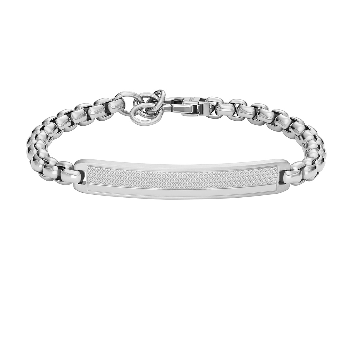PULSERA FOSSIL JF04767040 PLATEADO HOMBRE - 1