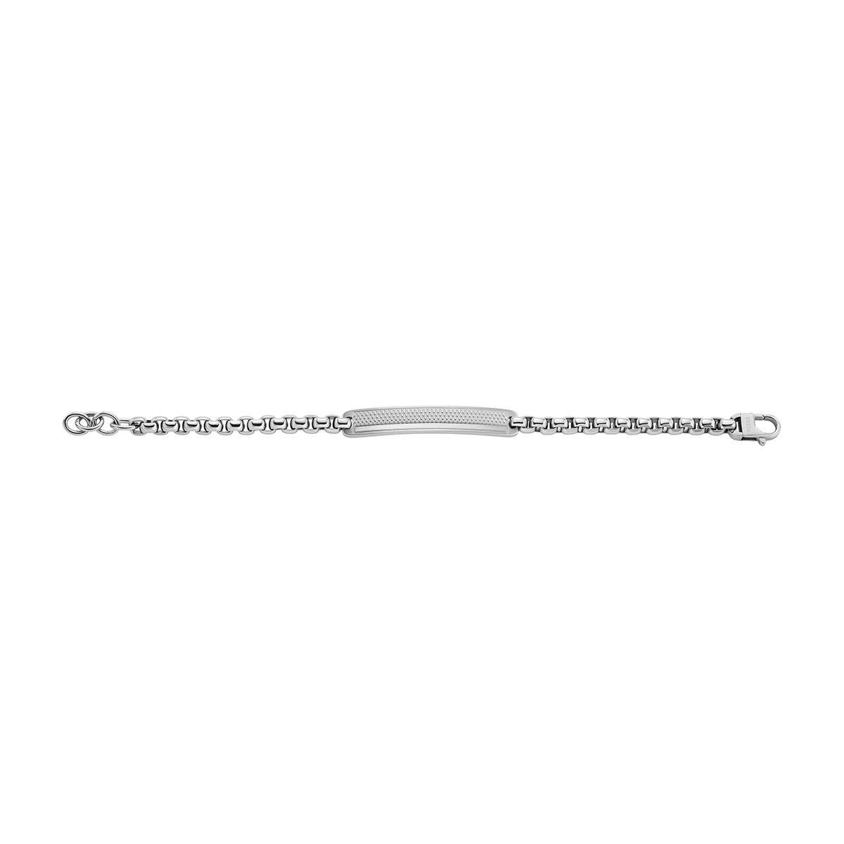 PULSERA FOSSIL JF04767040 PLATEADO HOMBRE - 3