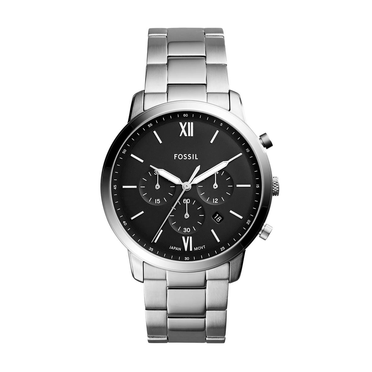 RELOJ FOSSIL FS5384 PLATEADO HOMBRE - 1