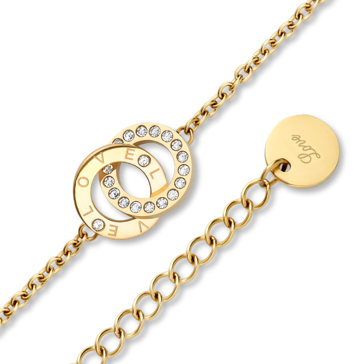 PULSERA BERING 654-27-180 DORADO - 2