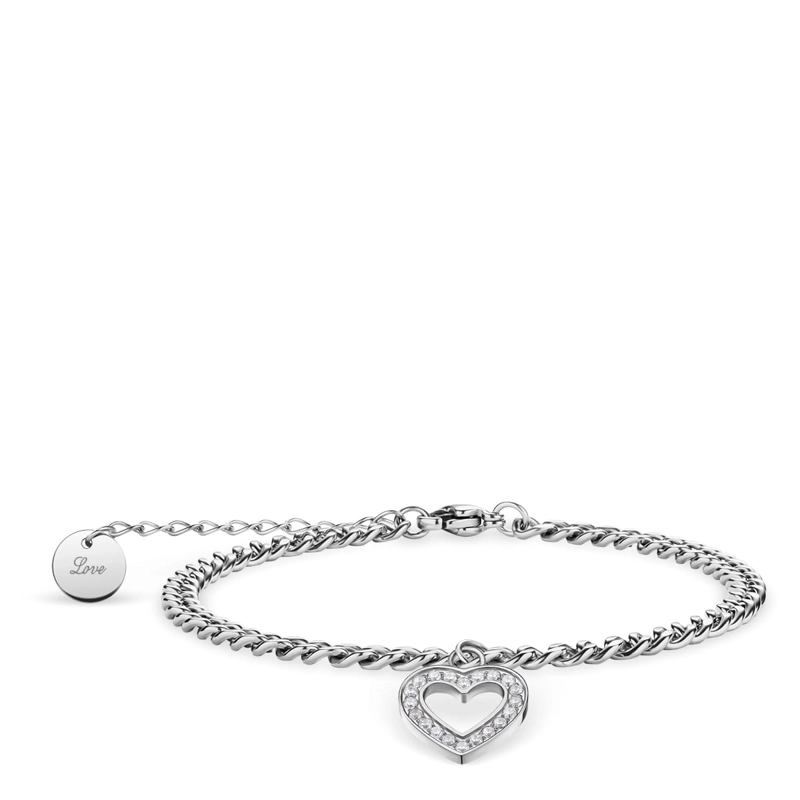 PULSERA BERING 650-17-190 PLATEADO - 1