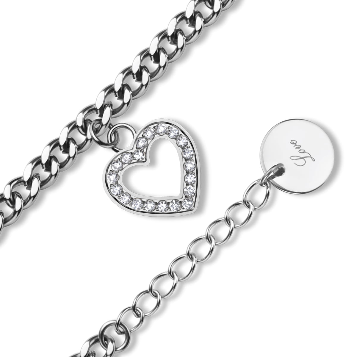 PULSERA BERING 650-17-190 PLATEADO - 2