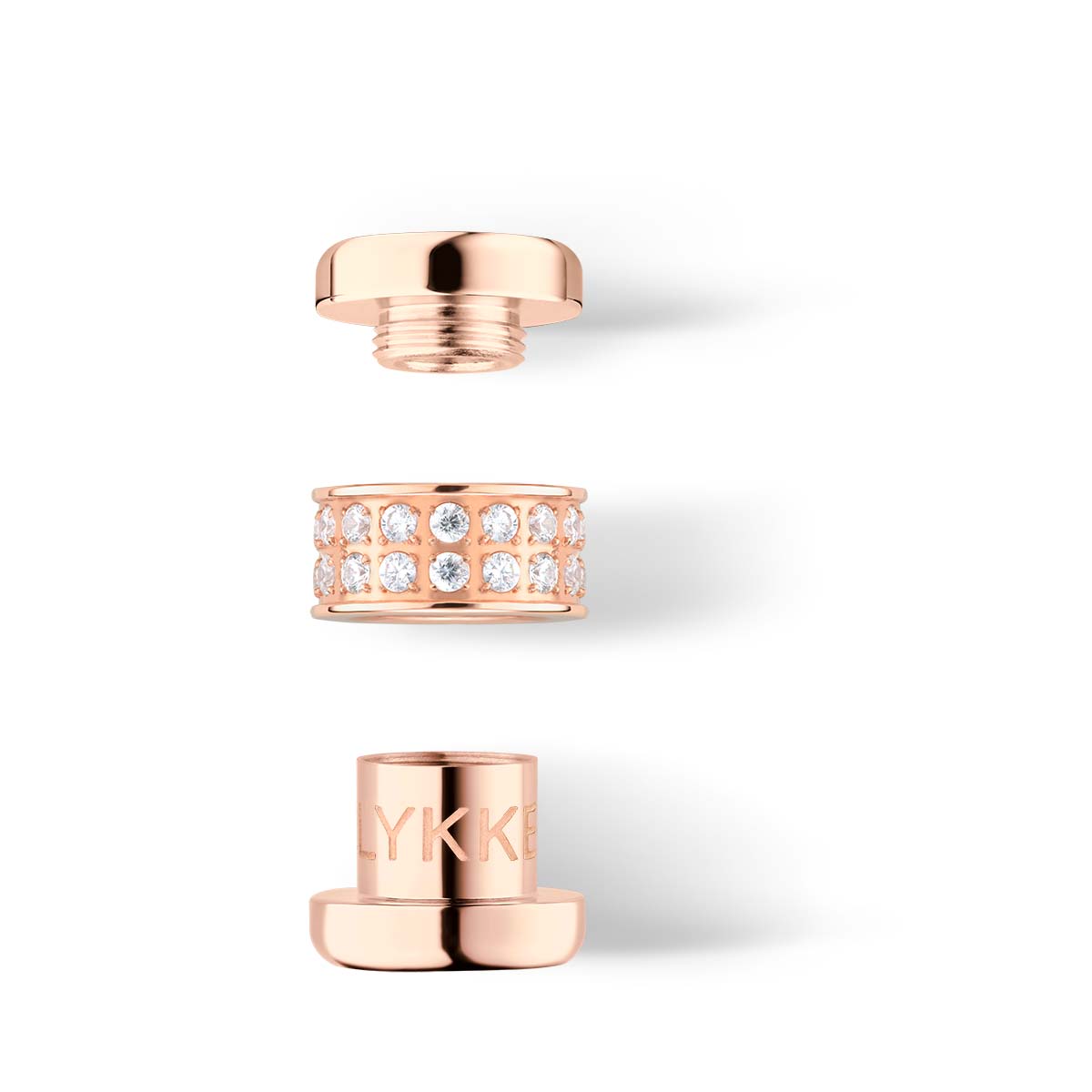 CHARM BERING LYKKE-3 PLATEADO - 2