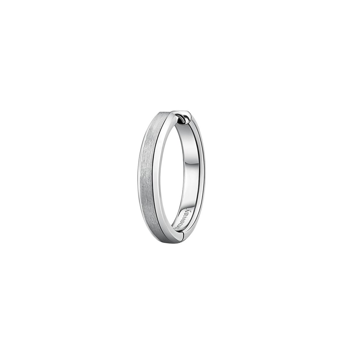 ARO SOLITARIO BROSWAY PLATEADO HOMBRE BIK102 - 1
