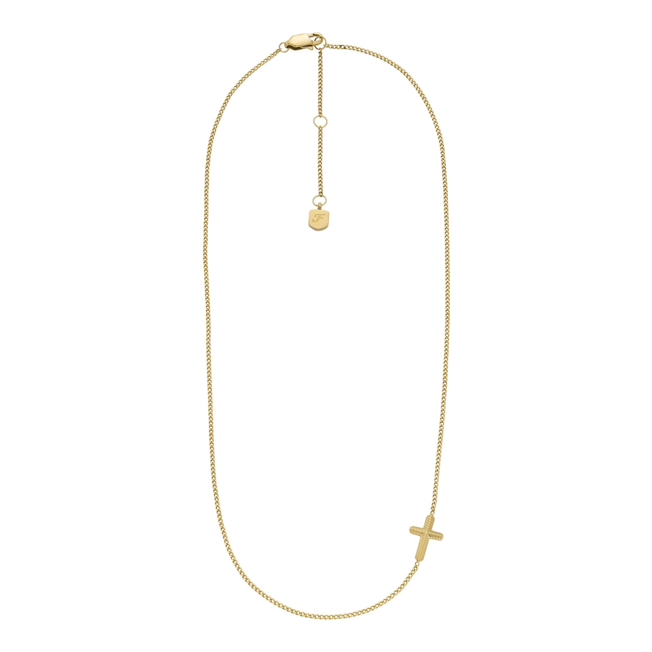 COLLAR FOSSIL JF04748710 DORADO MUJER - 1