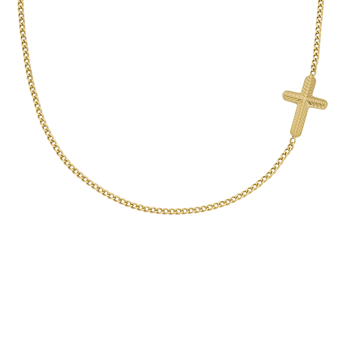 COLLAR FOSSIL JF04748710 DORADO MUJER - 2