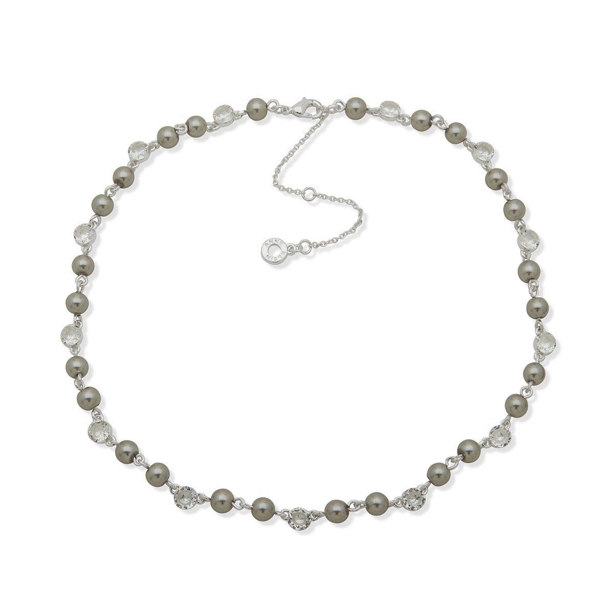 COLLAR ANNE KLEIN 01N00590 PLATEADO - 1