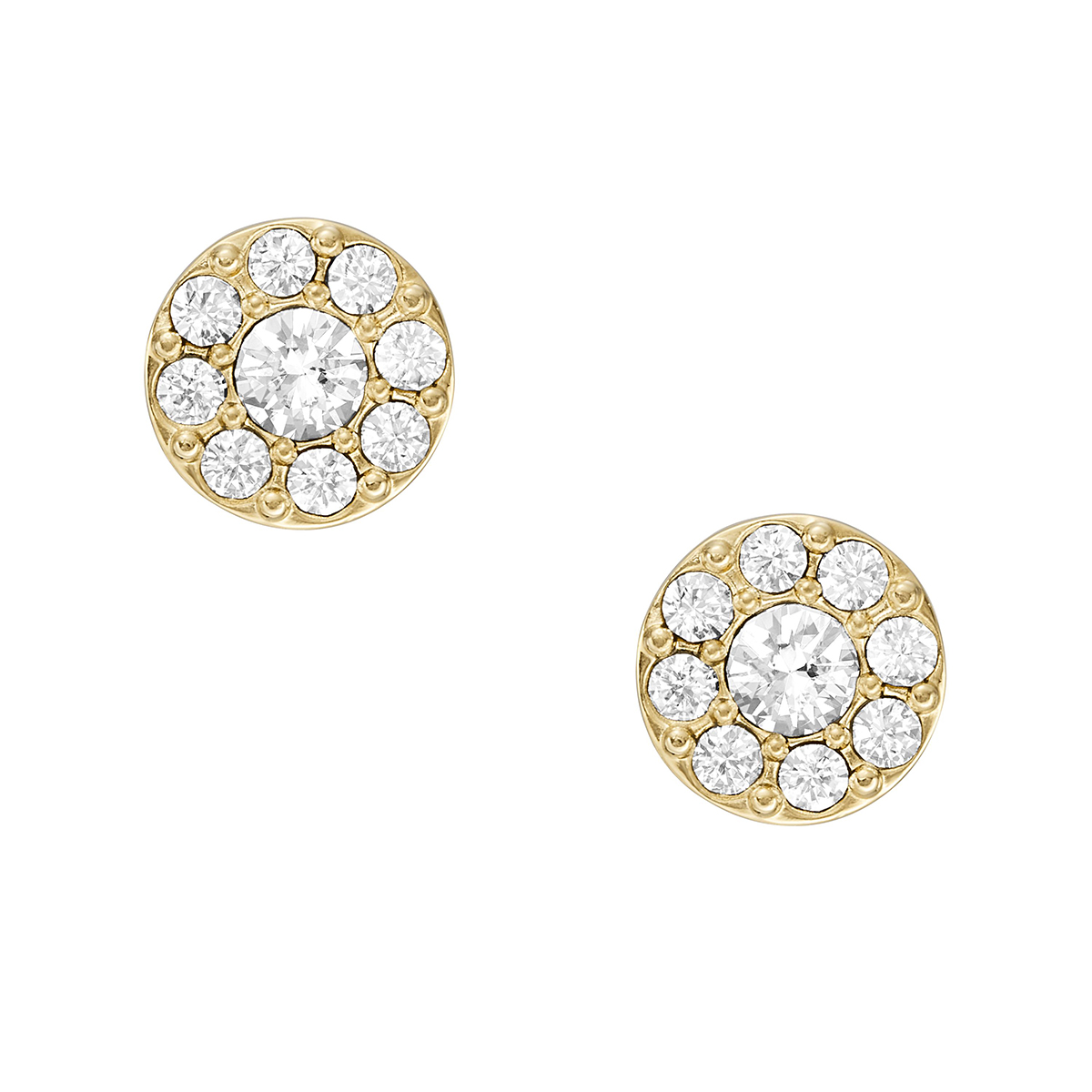 AROS FOSSIL  JF04375710 DORADO MUJER - 1