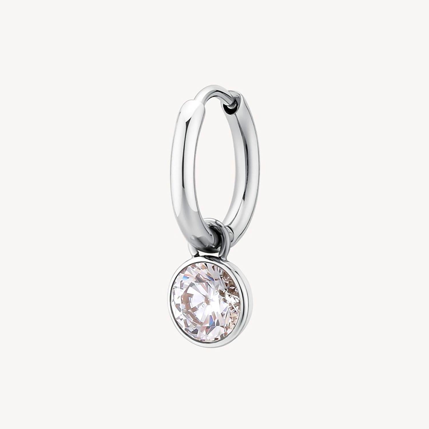 ARO SOLITARIO BROSWAY CHAKRA PLATEADO BHKE125 - 1