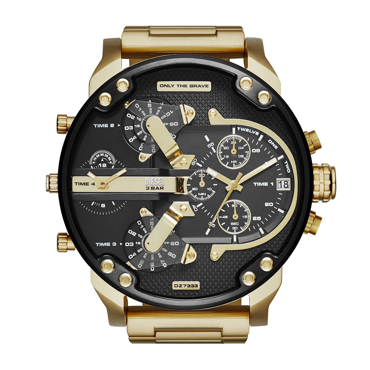 RELOJ DIESEL DZ7333 DORADO - 1