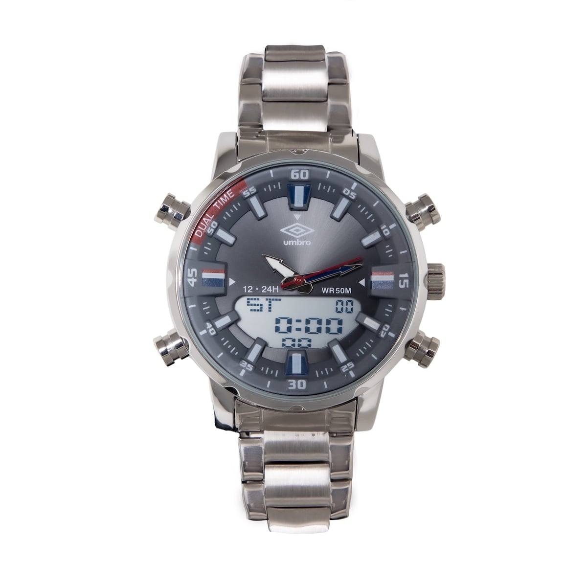 RELOJ UMBRO PLUS UMBP-1500-21 PLATEADO - 1