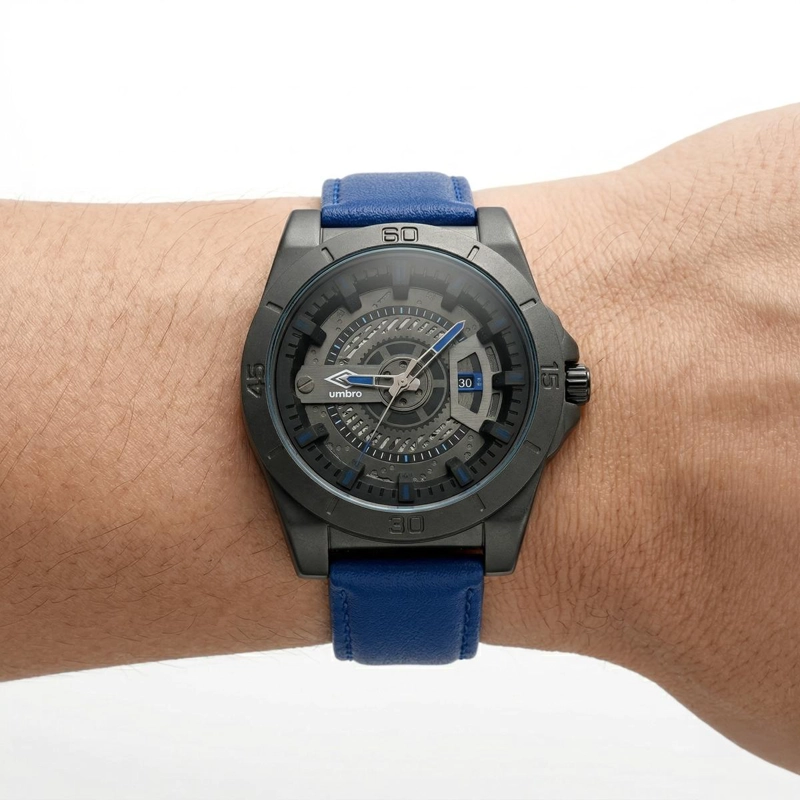 RELOJ ANALOGO DIGITAL HOMBRE UMBRO PLUS AZUL UMBP-1500-189 - 4
