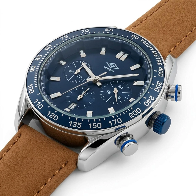 RELOJ ANALOGO HOMBRE UMBRO PLUS CAFE  UMBP-1500-115 - 3