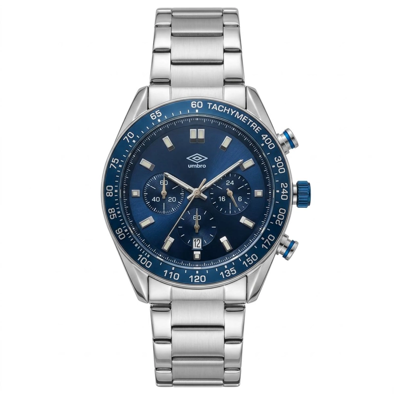 RELOJ ANALOGO HOMBRE UMBRO PLUS PLATEADO UMBP-1500-116 - 2
