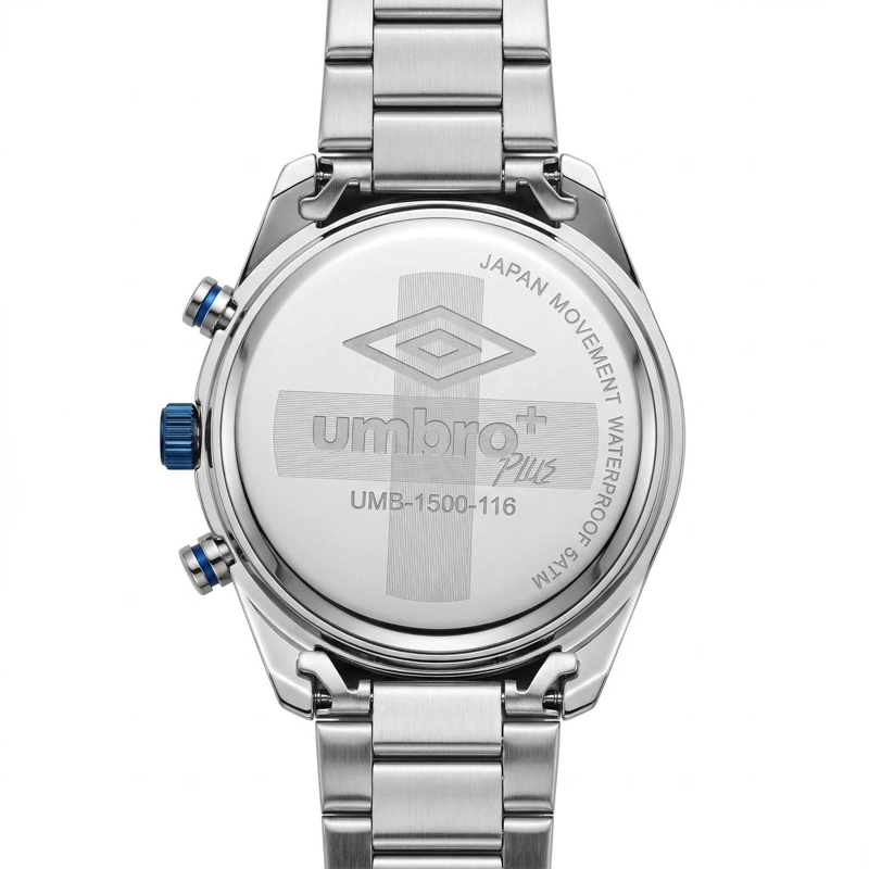 RELOJ ANALOGO HOMBRE UMBRO PLUS PLATEADO UMBP-1500-116 - 3