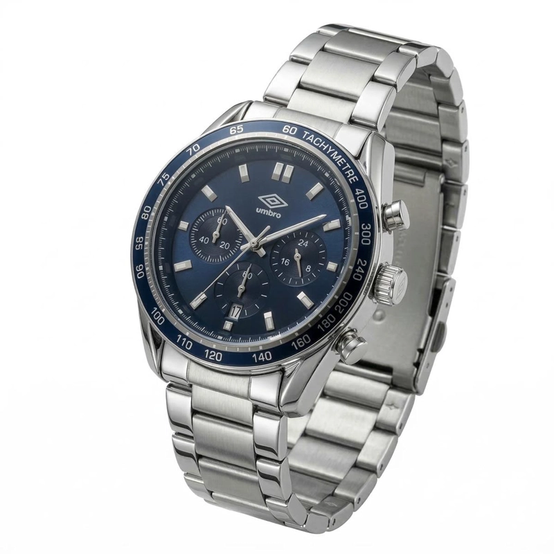RELOJ ANALOGO HOMBRE UMBRO PLUS PLATEADO UMBP-1500-118 - 1