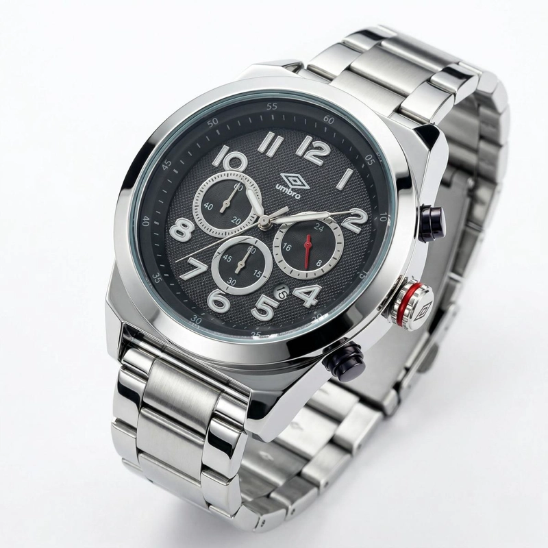RELOJ ANALOGO HOMBRE UMBRO PLUS PLATEADO UMBP-1500-122 - 1