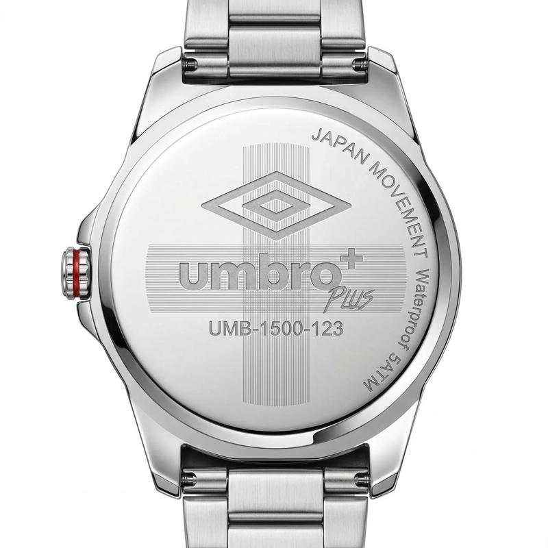 RELOJ ANALOGO HOMBRE UMBRO PLUS PLATEADO UMBP-1500-123 - 1