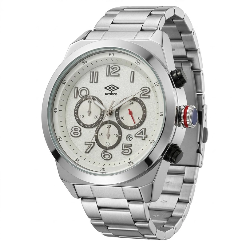 RELOJ ANALOGO HOMBRE UMBRO PLUS PLATEADO UMBP-1500-123 - 2