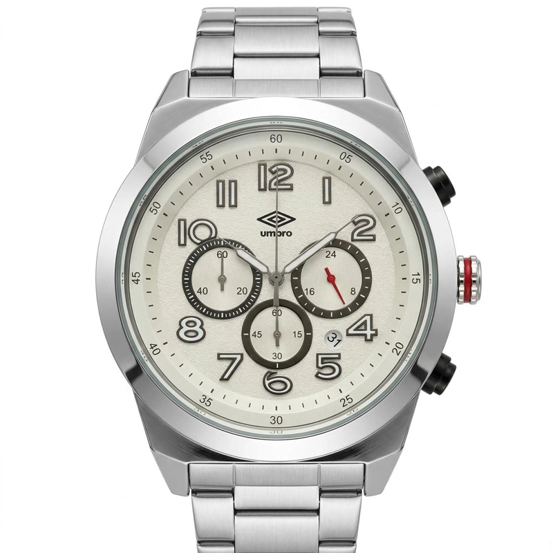 RELOJ ANALOGO HOMBRE UMBRO PLUS PLATEADO UMBP-1500-123 - 4