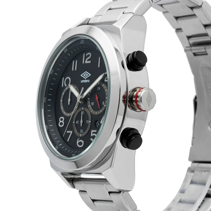 RELOJ ANALOGO HOMBRE UMBRO PLUS PLATEADO UMBP-1500-124 - 1