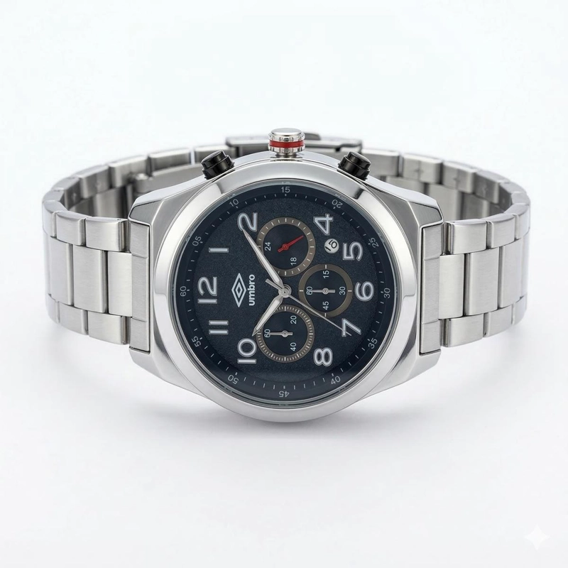 RELOJ ANALOGO HOMBRE UMBRO PLUS PLATEADO UMBP-1500-124 - 4