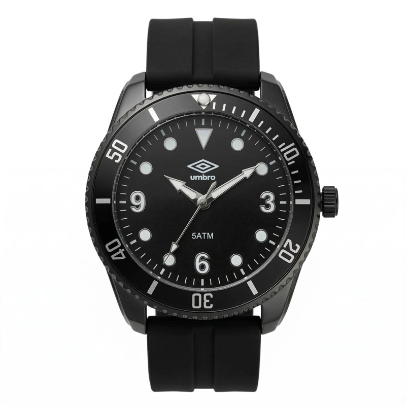RELOJ ANALOGO HOMBRE UMBRO PLUS NEGRO UMBP-1500-140 - 2