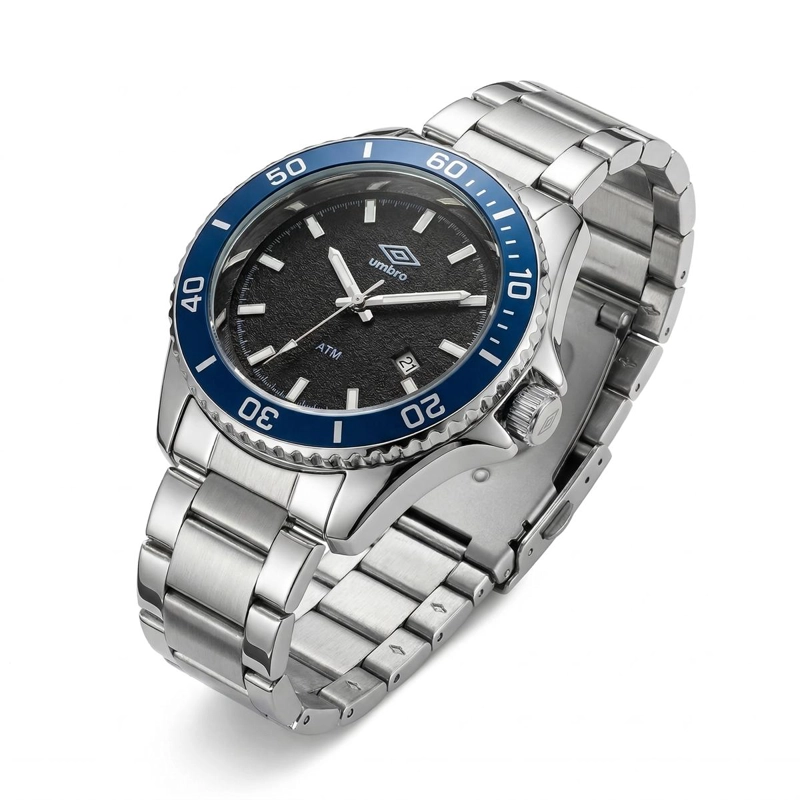 RELOJ ANALOGO HOMBRE UMBRO PLUS PLATEADO UMBP-1500-141 - 1