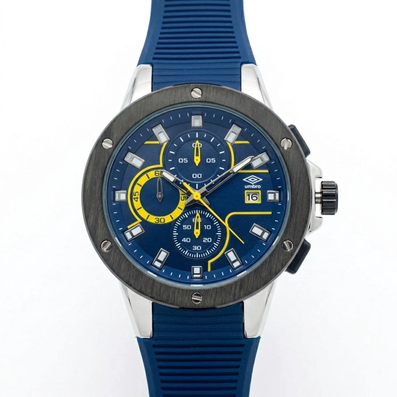 RELOJ ANALOGO HOMBRE UMBRO PLUS AZUL UMBP-1500-97 - 2