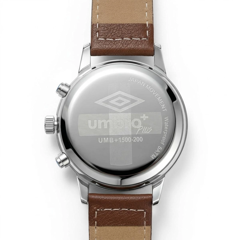 RELOJ ANALOGO HOMBRE UMBRO PLUS CAFE  UMBP-1500-200 - 3