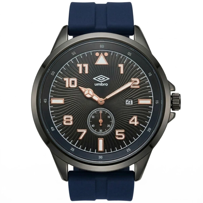 RELOJ ANALOGO HOMBRE UMBRO PLUS NEGRO UMBP-1500-148 - 2