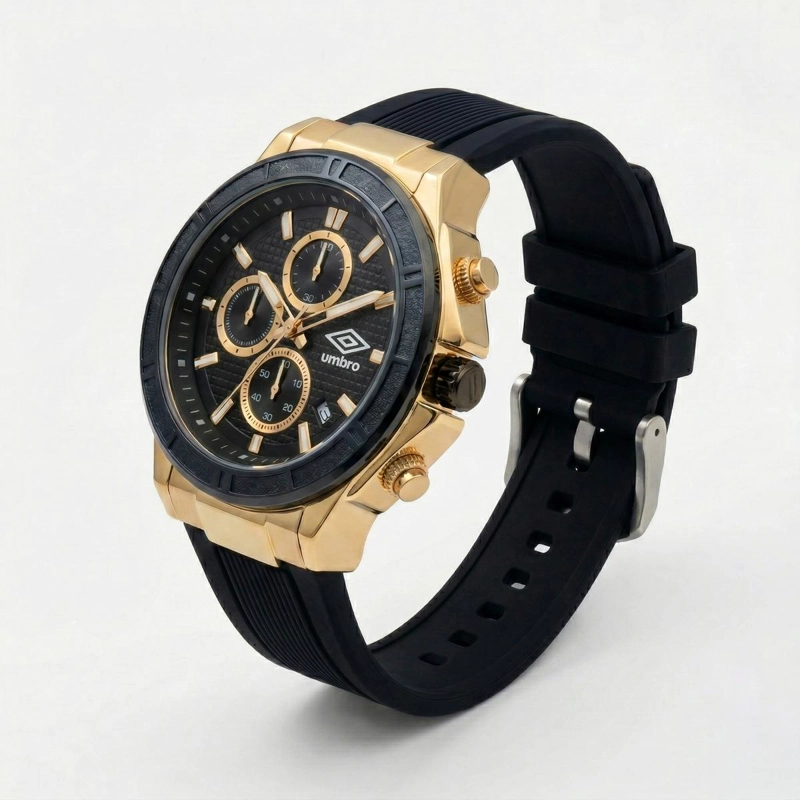 RELOJ ANALOGO HOMBRE UMBRO PLUS NEGRO UMBP-1500-160 - 3