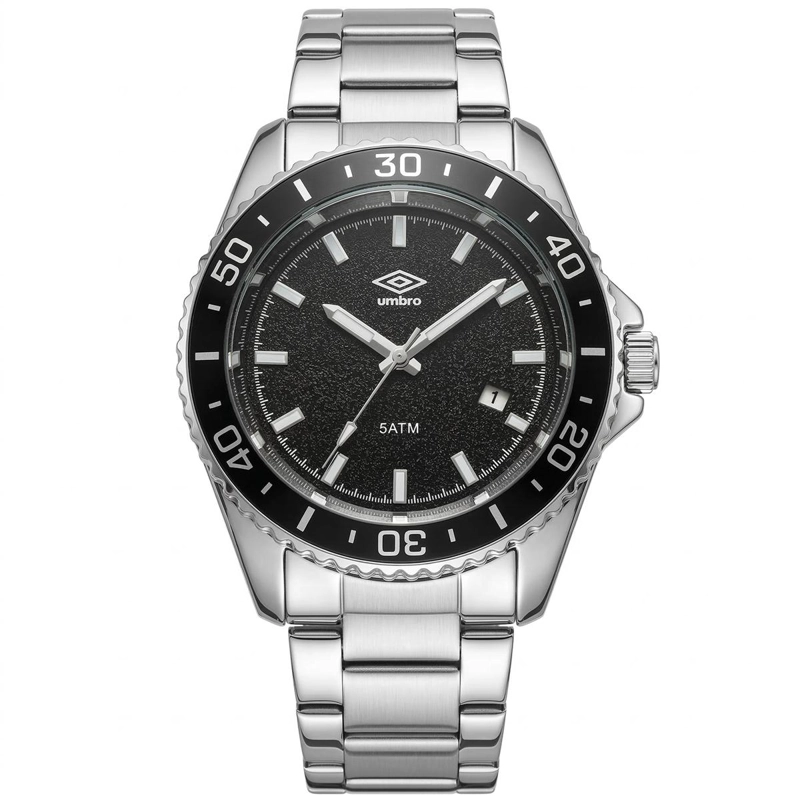 RELOJ ANALOGO HOMBRE UMBRO PLUS PLATEADO UMBP-1500-142 - 2
