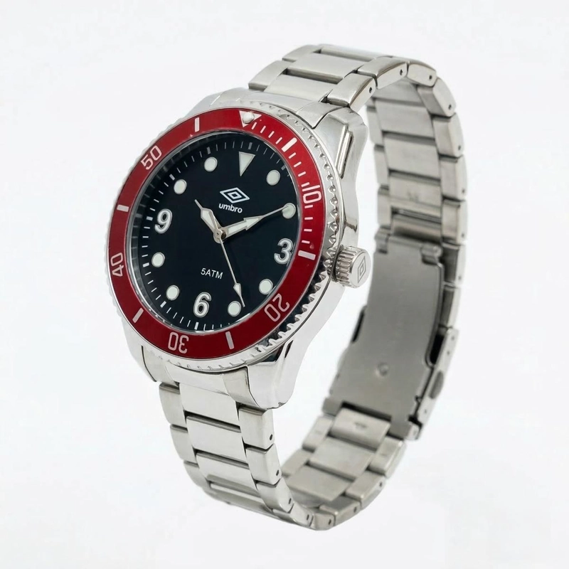 RELOJ ANALOGO HOMBRE UMBRO PLUS PLATEADO UMBP-1500-155 - 2