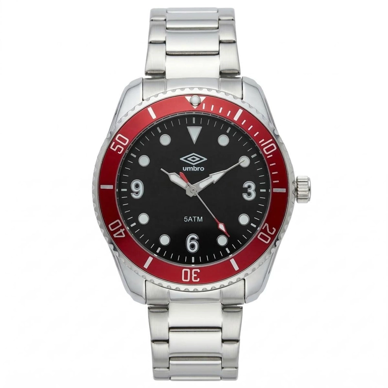 RELOJ ANALOGO HOMBRE UMBRO PLUS PLATEADO UMBP-1500-155 - 5