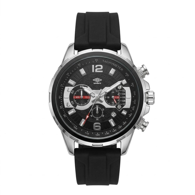 RELOJ ANALOGO HOMBRE UMBRO PLUS NEGRO UMBP-1500-195 - 2