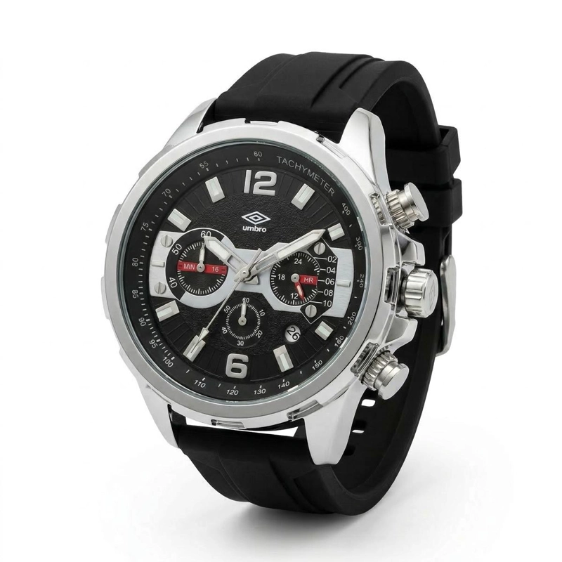 RELOJ ANALOGO HOMBRE UMBRO PLUS NEGRO UMBP-1500-195 - 3