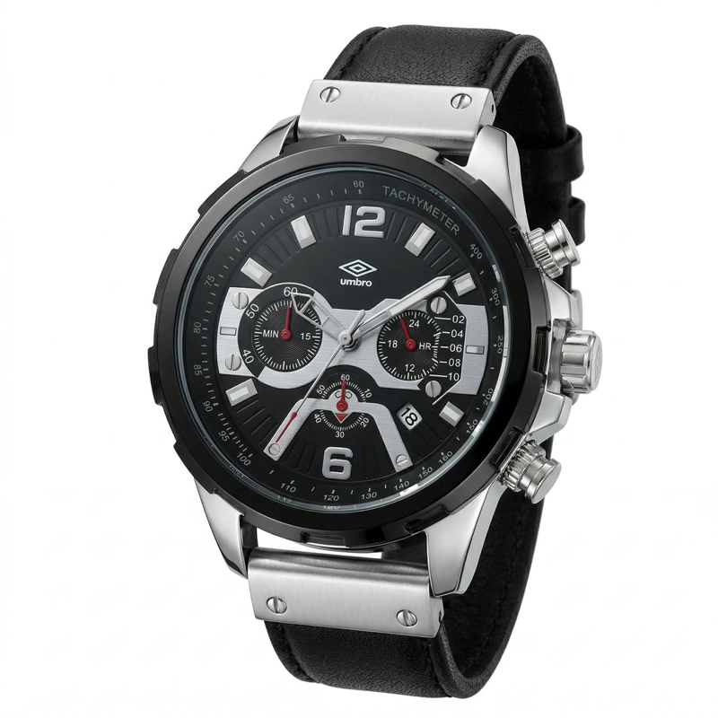 RELOJ ANALOGO HOMBRE UMBRO PLUS NEGRO UMBP-1500-191 - 3