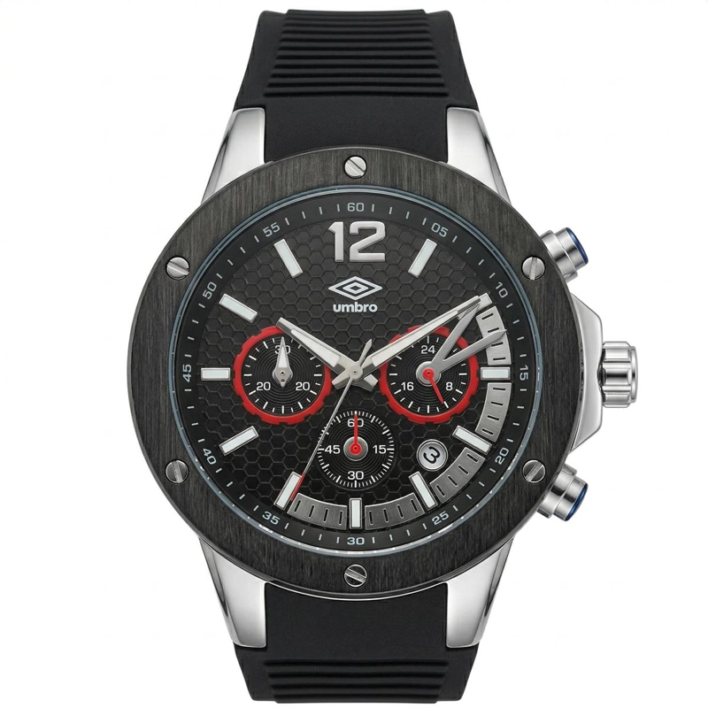 RELOJ ANALOGO HOMBRE UMBRO PLUS NEGRO UMBP-1500-174 - 2
